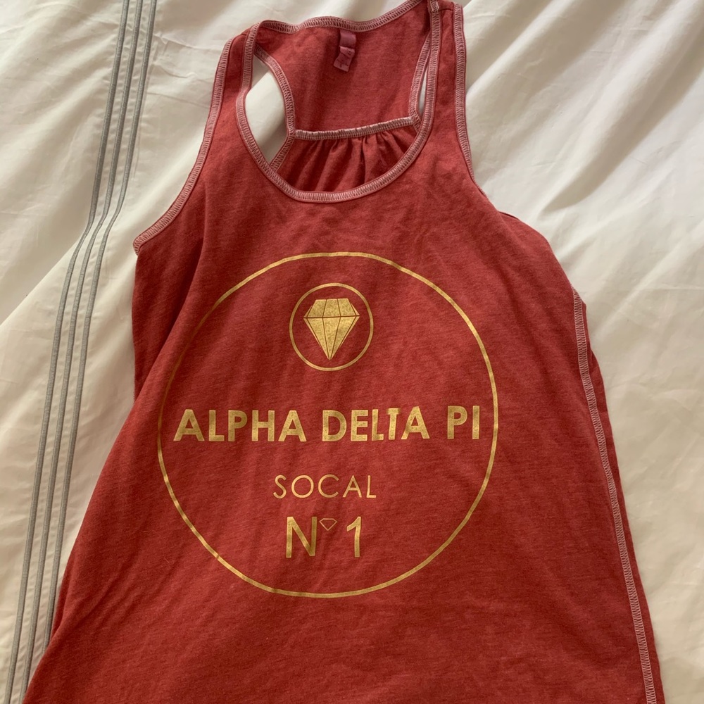 Adpi maroon SoCal tank top